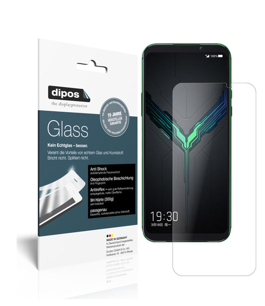 Matte Displayschutzfolie von dipos passend für Xiaomi Black Shark 2, 9H kratzfest und blasenfrei montiert