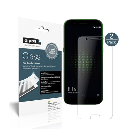 Matte Displayschutzfolie von dipos passend für Xiaomi Black Shark, 9H kratzfest und blasenfrei montiert