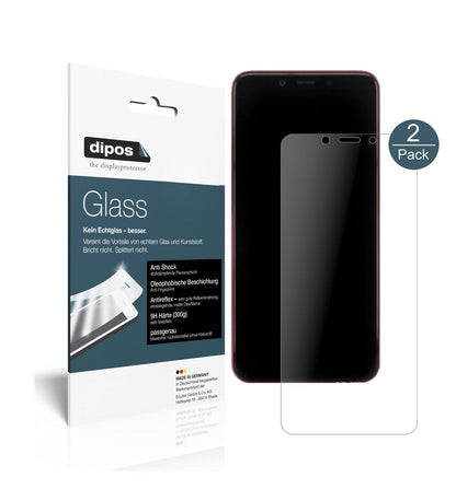 Matte Displayschutzfolie von dipos passend für Xiaomi Mi 6X Hatsune Miku, 9H kratzfest und blasenfrei montiert