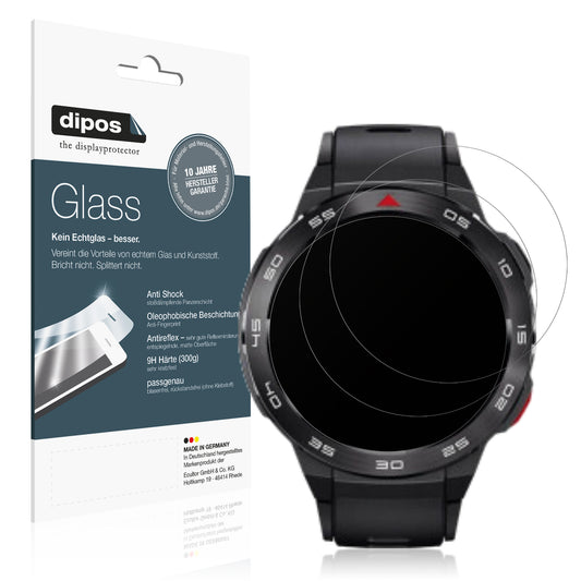 Matte Displayschutzfolie von dipos passend für Xiaomi Mibro GS Pro, 9H kratzfest und blasenfrei montiert