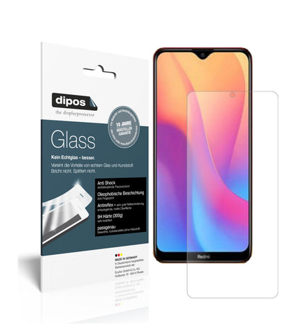 Matte Displayschutzfolie von dipos passend für Xiaomi Redmi 9C, 9H kratzfest und blasenfrei montiert