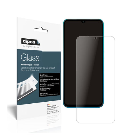 Matte Displayschutzfolie von dipos passend für Xiaomi Redmi 9i Sport, 9H kratzfest und blasenfrei montiert