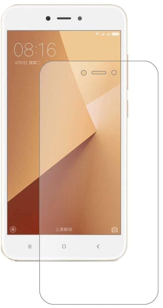 Matte Displayschutzfolie von dipos passend für Xiaomi Redmi Note 5A, 9H kratzfest und blasenfrei montiert