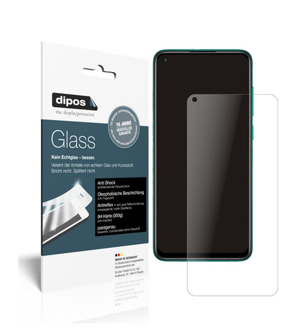 Matte Displayschutzfolie von dipos passend für Xiaomi Redmi Note 9T, 9H kratzfest und blasenfrei montiert