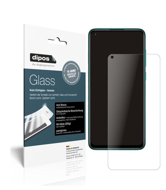 Matte Displayschutzfolie von dipos passend für Xiaomi Redmi Note 9T, 9H kratzfest und blasenfrei montiert