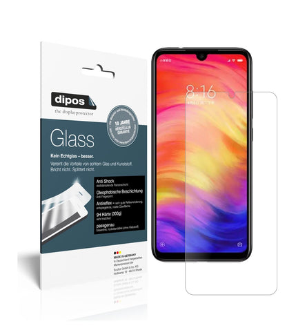 Matte Displayschutzfolie von dipos passend für Xiaomi Redmi Y3, 9H kratzfest und blasenfrei montiert