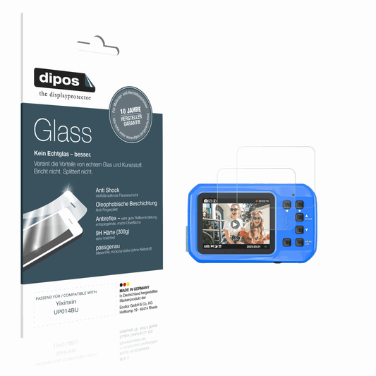 Matte Displayschutzfolie von dipos passend für Yixinxin UP014BU, 9H kratzfest und blasenfrei montiert