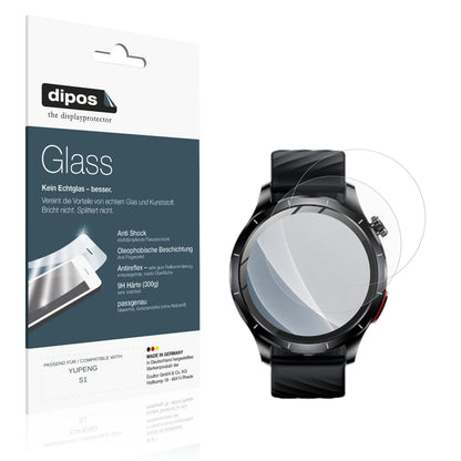 Matte Displayschutzfolie von dipos passend für YUPENG S1, 9H kratzfest und blasenfrei montiert