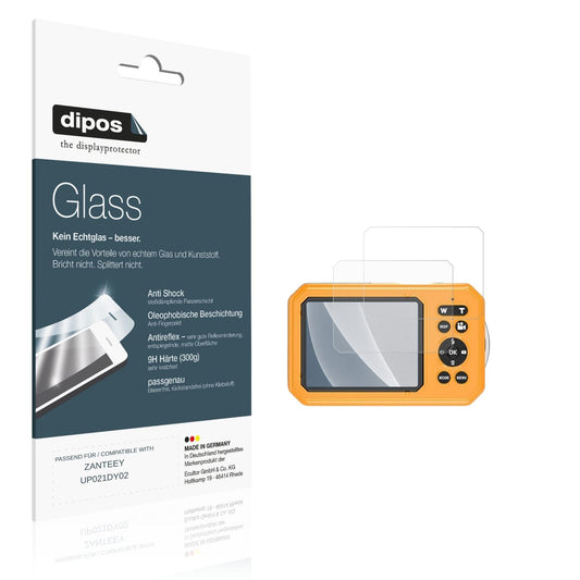 Matte Displayschutzfolie von dipos passend für ZANTEEY UP021DY02, 9H kratzfest und blasenfrei montiert