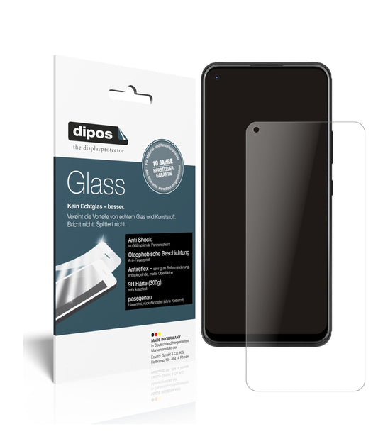 Matte Displayschutzfolie von dipos passend für ZTE Blade X1 5G, 9H kratzfest und blasenfrei montiert