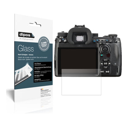 Matte Displayschutzfolie von dipos passend für Pentax K-3 III, 9H kratzfest und blasenfrei montiert