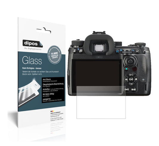 Matte Displayschutzfolie von dipos passend für Pentax K-3 III, 9H kratzfest und blasenfrei montiert