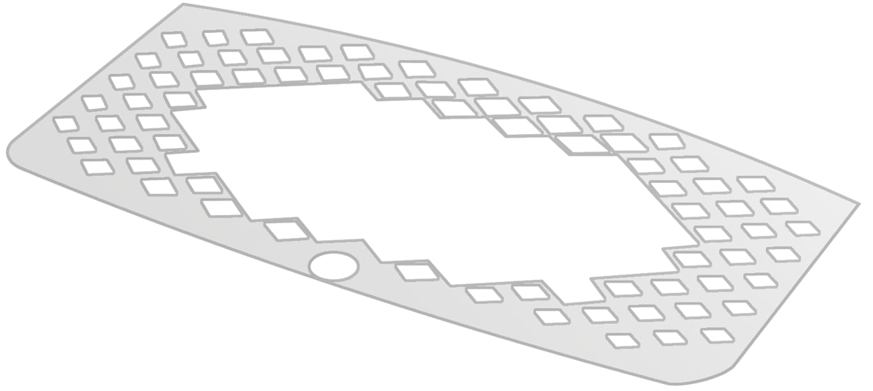 dipos Displayschutz für Philips EP5441/50 Tropfblech, mattierte Oberfläche, geringe Dicke und perfekte Passform