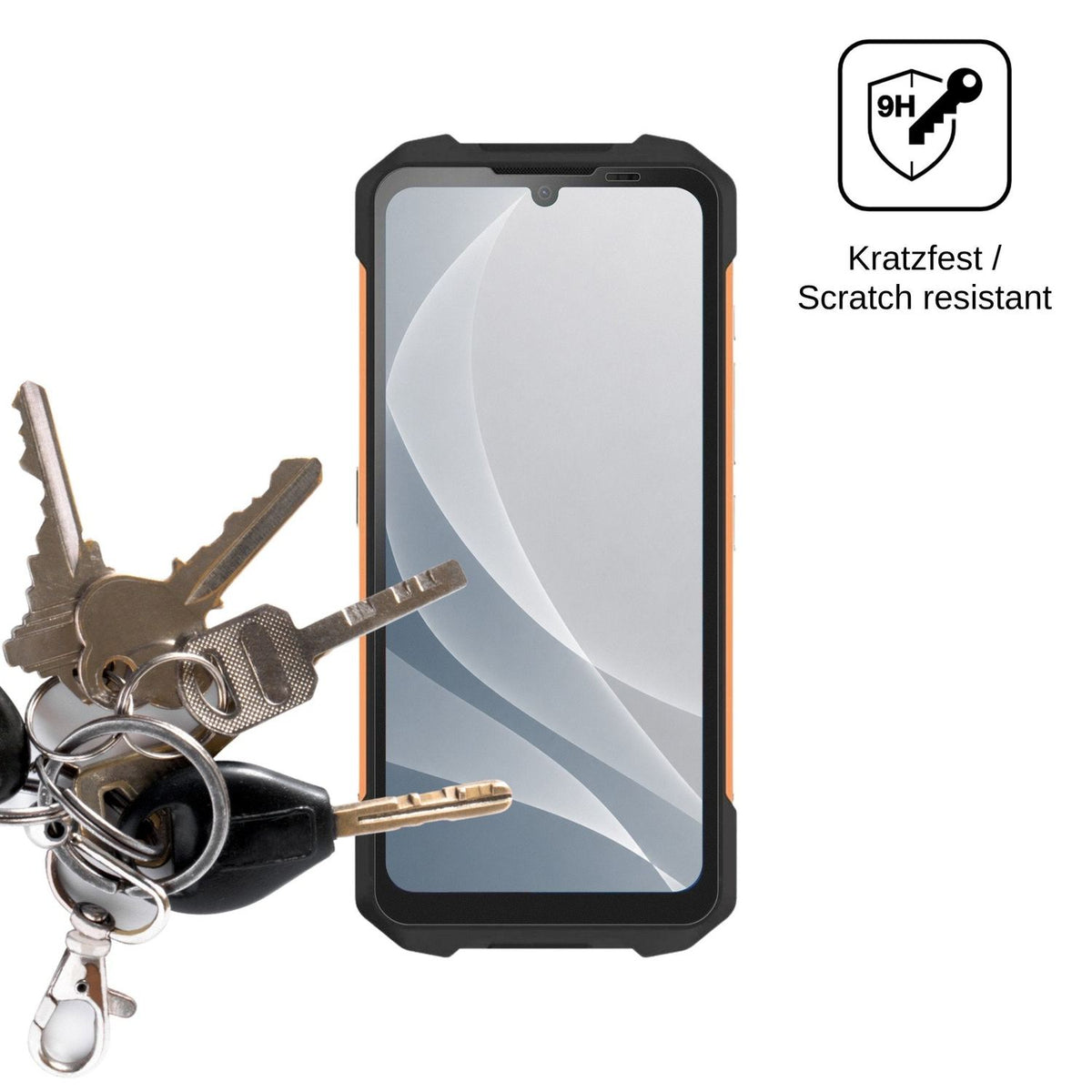 2x Screen Protector for Philips S8310 matte Flexible Glass 9H dipos