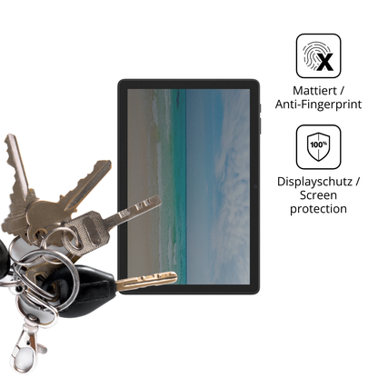 dipos Displayschutz für Philips T7305, mattierte Oberfläche, Blickschutzfilter und perfekter Passform