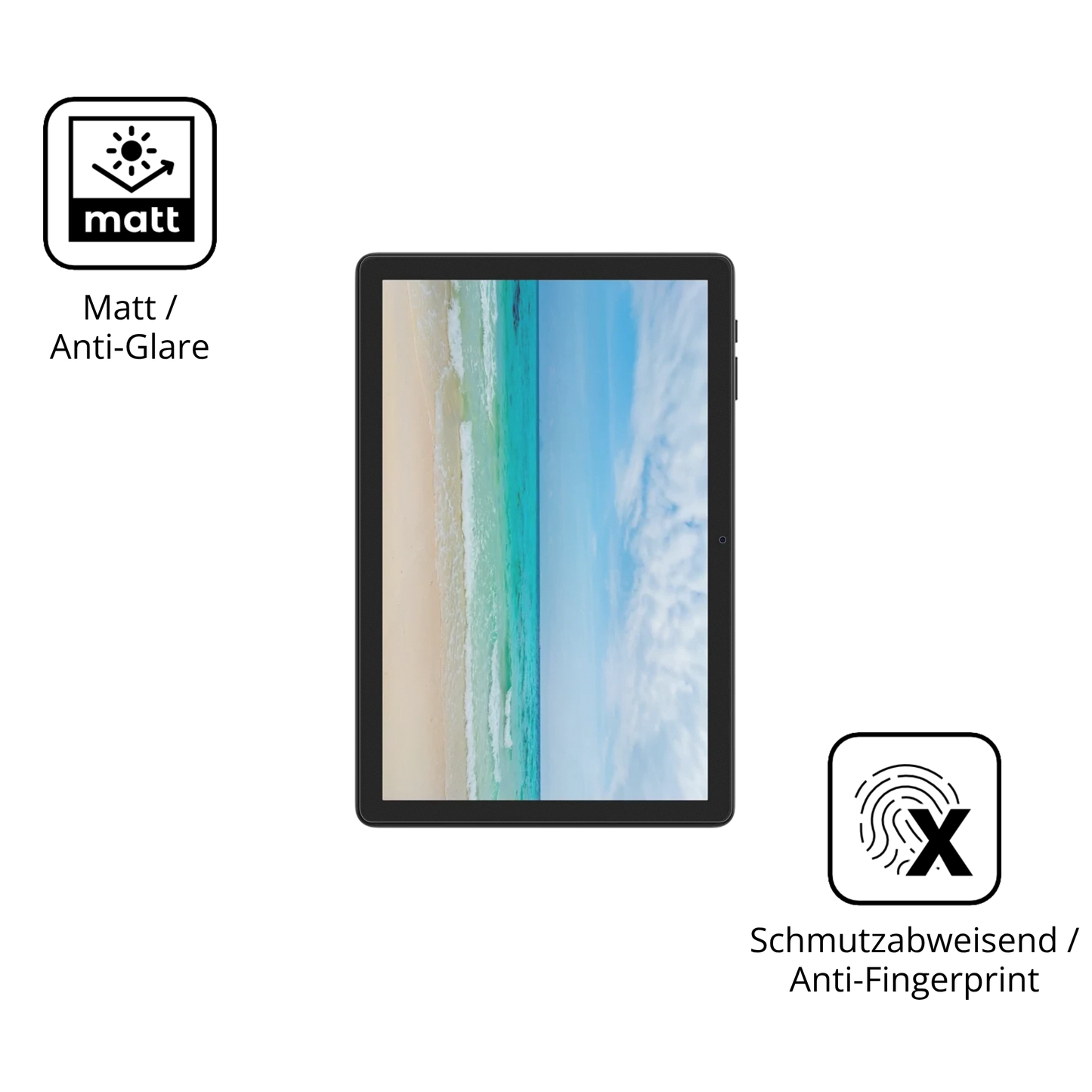 9H Hartbeschichtete, flexible Folie passend zugeschnitten für Philips T7305