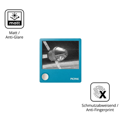 Dünne und entspiegelnde Folie passend zugeschnitten für PicPak E-Ink Display
