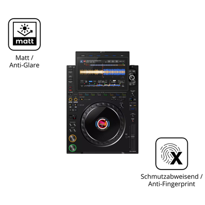 9H Hartbeschichtete, flexible Folie passend zugeschnitten für Pioneer CDJ 3000X