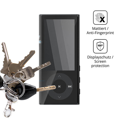 Screen Protector for PlayerPure A9 MP3-Player Privacy Filter 4-Way Protection 