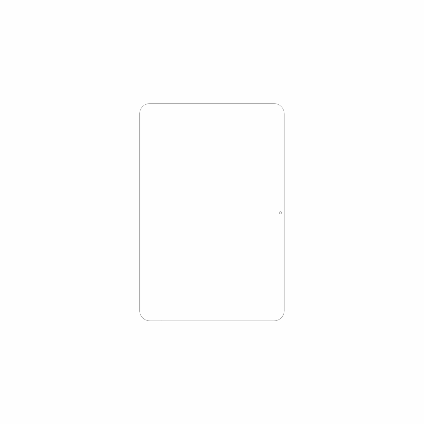 dipos Displayschutz für POCO Pad C1, mattierte Oberfläche, geringe Dicke und perfekte Passform