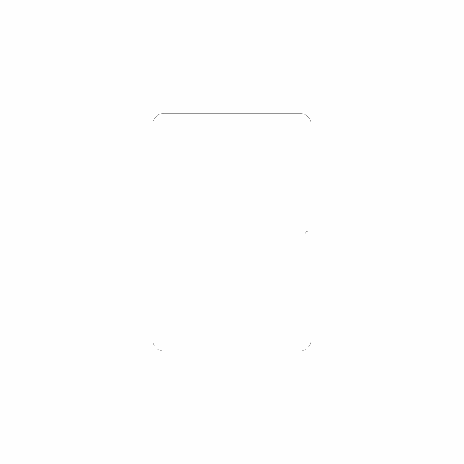 dipos Displayschutz für POCO Pad C1, mattierte Oberfläche, geringe Dicke und perfekte Passform