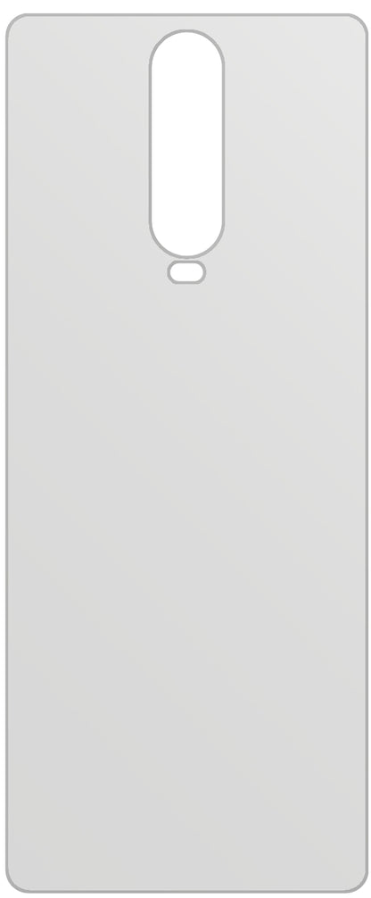 dipos Displayschutz für POCO X2 Rückseite, mattierte Oberfläche, geringe Dicke und perfekte Passform