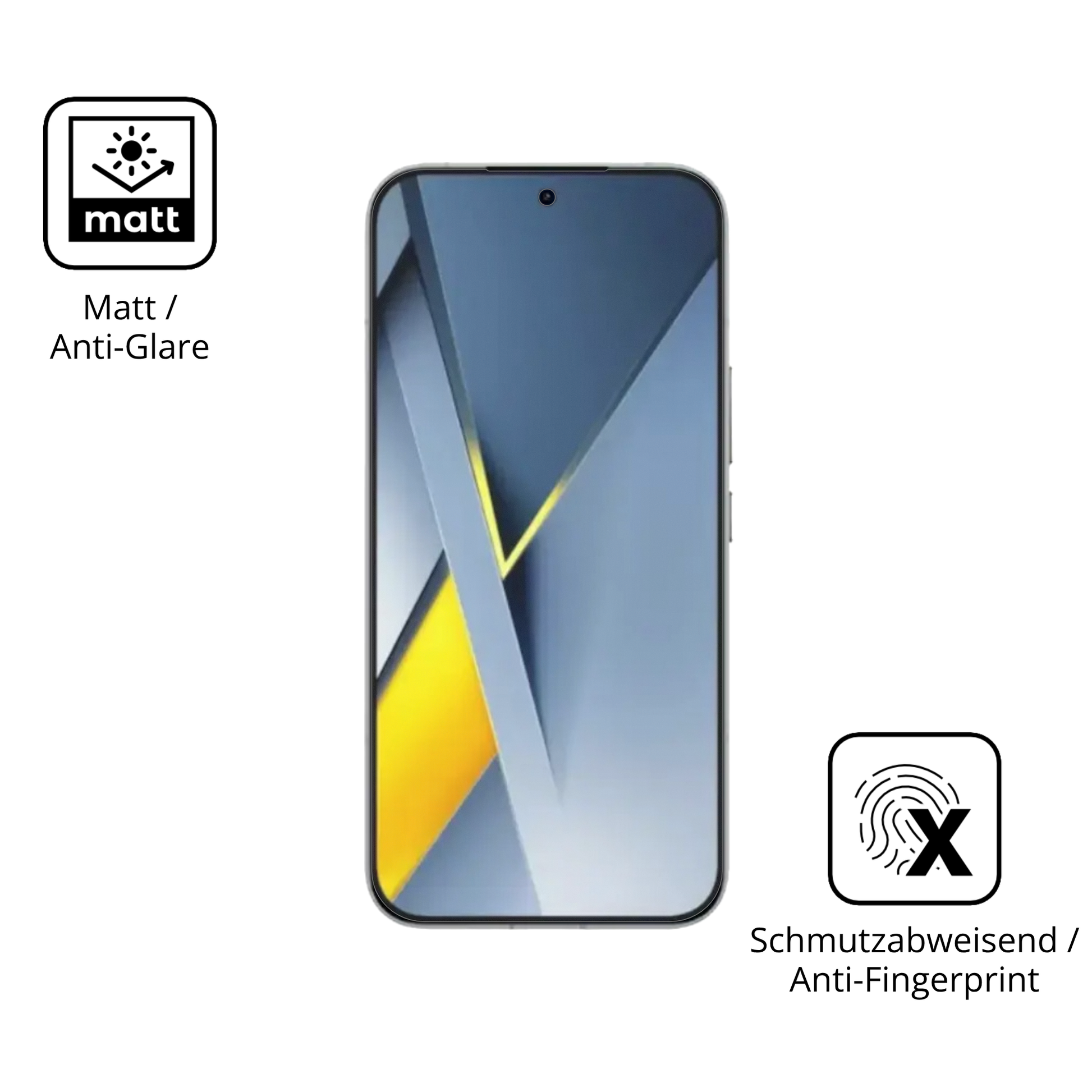 9H Hartbeschichtete, flexible Folie passend zugeschnitten für Poco F8 Ultra