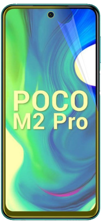 2x Screen Protector for Xiaomi Poco M2 Pro Protective Film covers 100% dipos