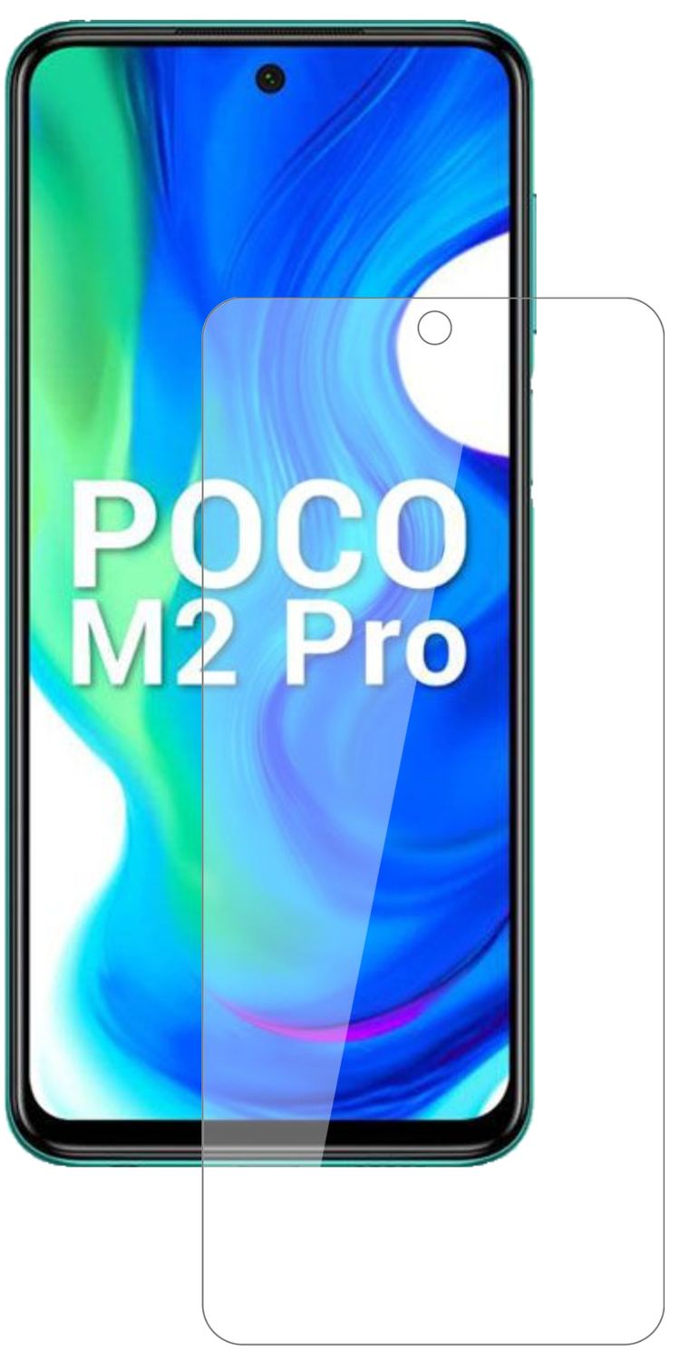 1+1x Screen Protector for Xiaomi Poco M2 Pro Flexible Glass 9H dipos