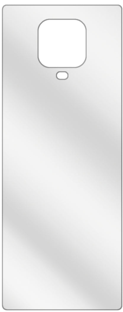 1x Schutzfolie klar für Poco M2 Pro Rückseite Display-Schutzfolie