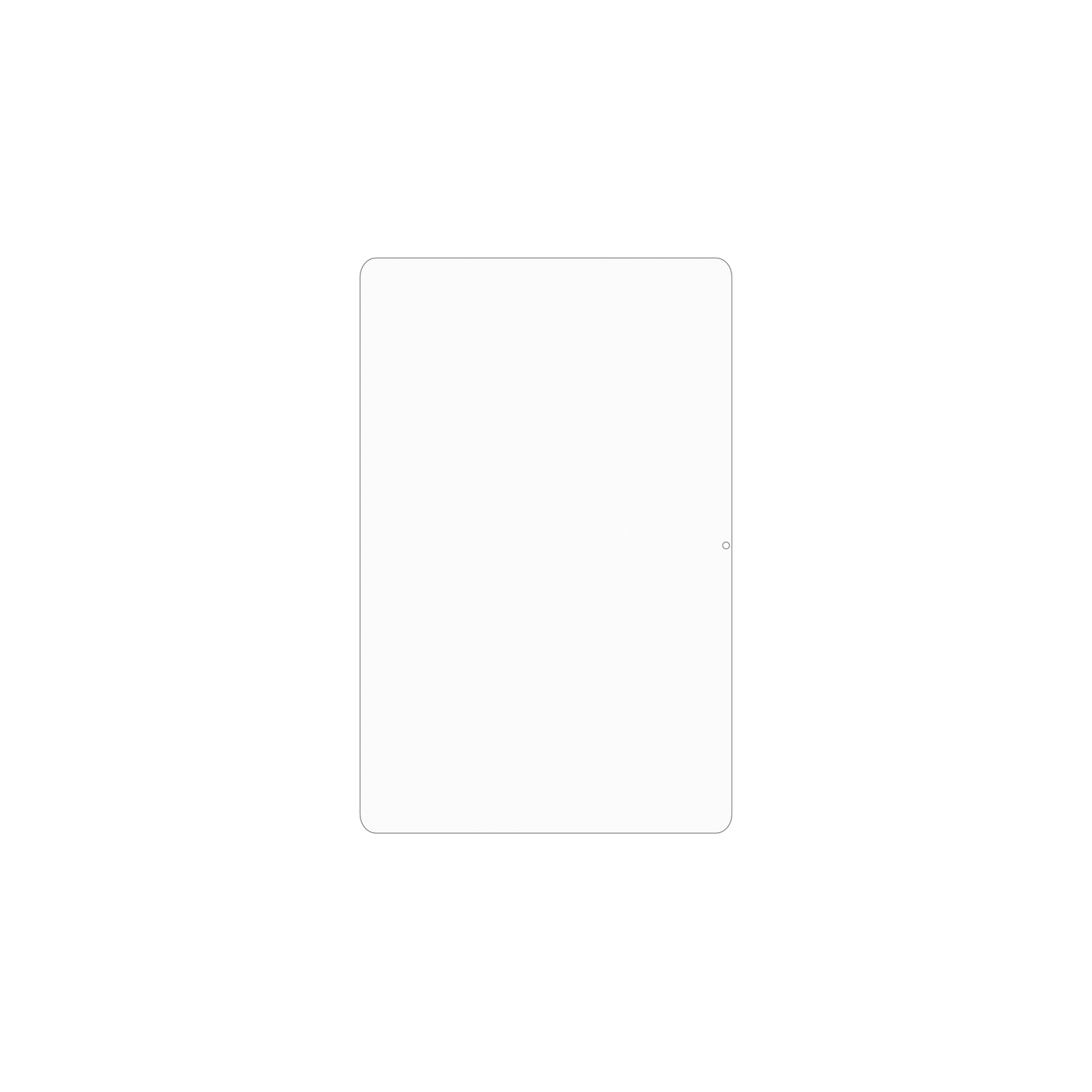 dipos Displayschutz für Poco Pad M1, mattierte Oberfläche, geringe Dicke und perfekte Passform