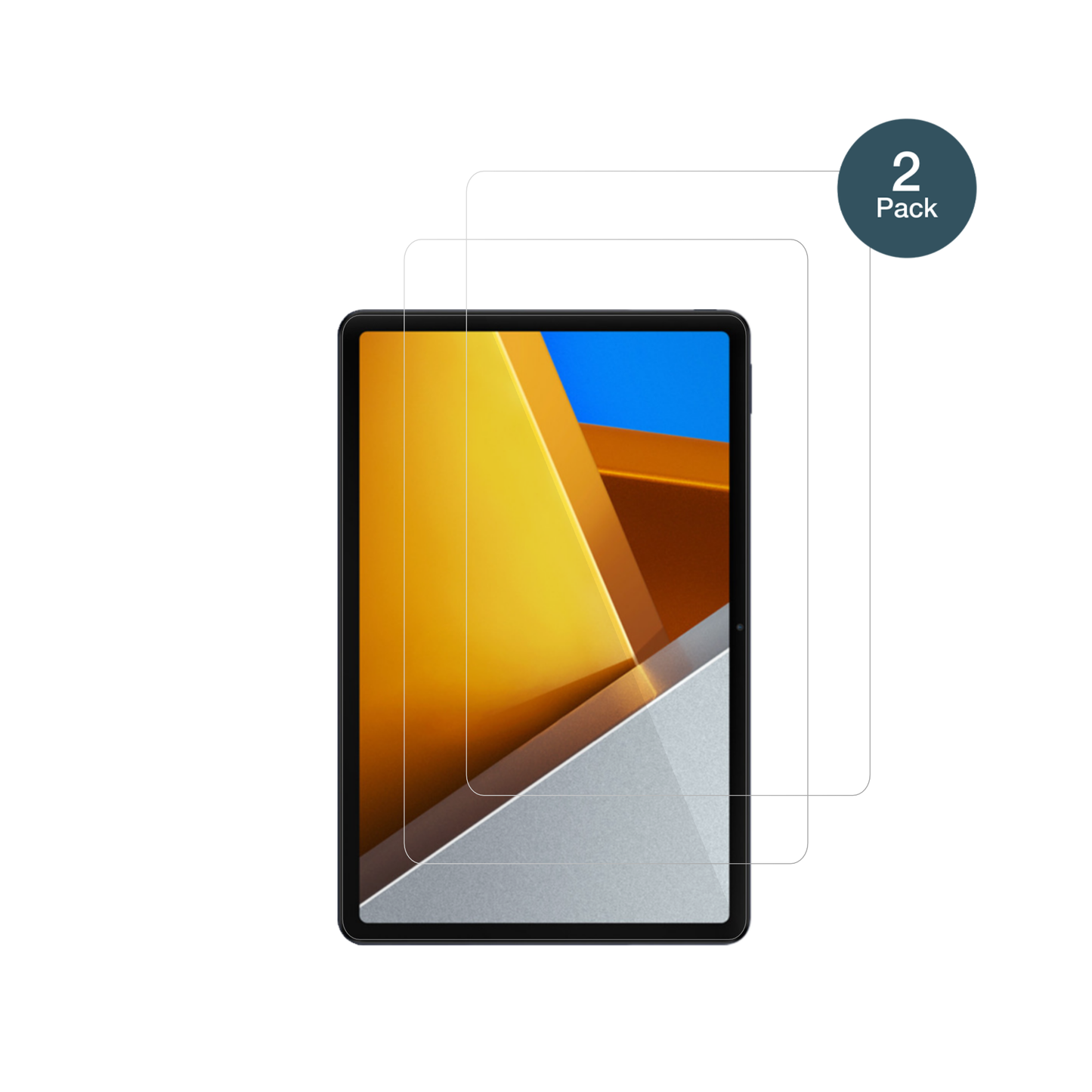 PocoPad X1 mit aufgebrachter dipos Flex Schutzfolie, glasklare Darstellung ohne Einschränkungen