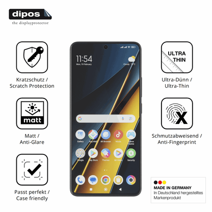 Displayschutz hergestellt in Deutschland, höchste Qualität made in Germany