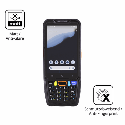 Dünne und entspiegelnde Folie passend zugeschnitten für pointmobile pm68