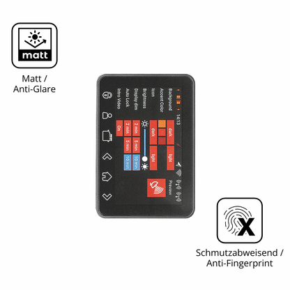 2x Screen Protector for PowerBox Systems Core Protection Anti Glare dipos