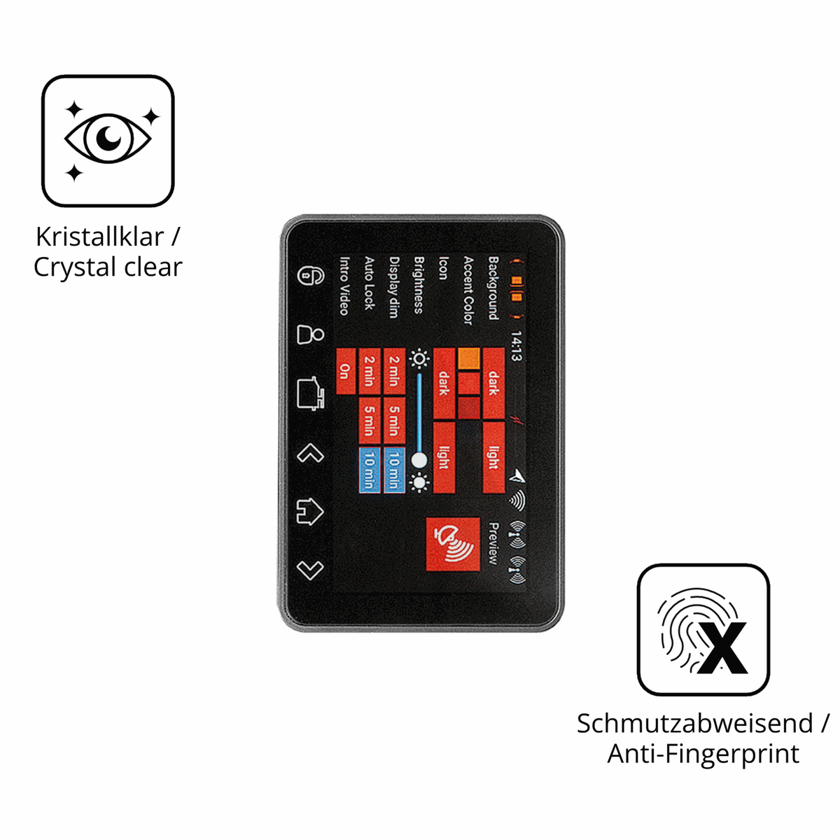 2x Screen Protector for PowerBox Systems Core Flexible Glass 9H dipos