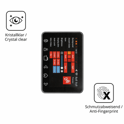 2x Screen Protector for PowerBox Systems Core Flexible Glass 9H dipos