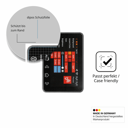 2x Screen Protector for PowerBox Systems Core Flexible Glass 9H dipos