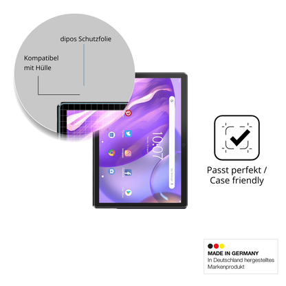 Schutzfolie mit optimaler Passform, zur Verwendung mit Hüllen geeignet