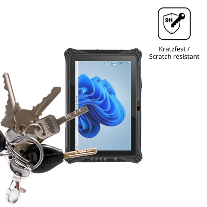 dipos Displayschutz für pulijazrugged tablet, mattierte Oberfläche, robuste Festigkeit und perfekte Passform