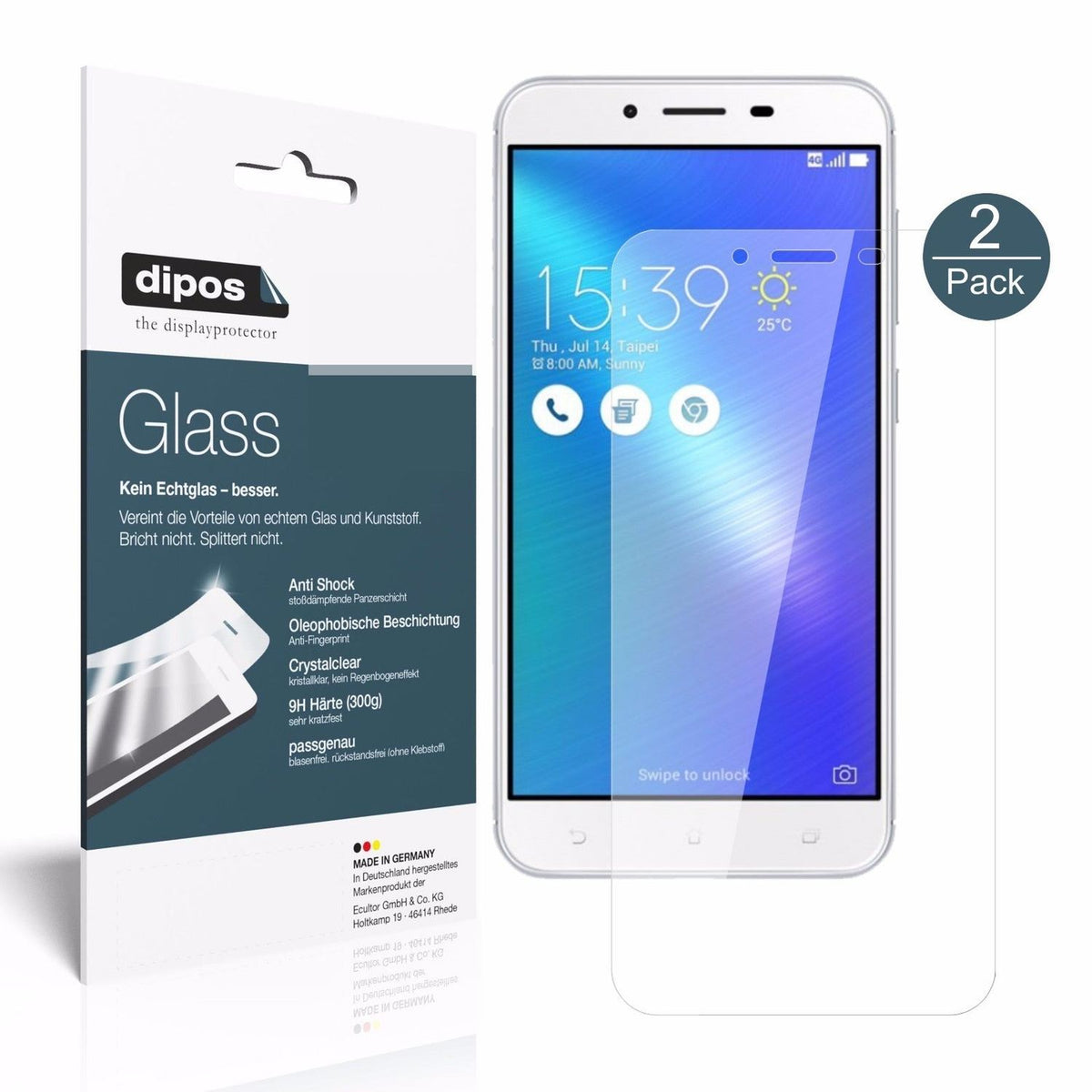 9H Clear Screen Protector for Asus ZenFone 3 Max ZC553KL (2017)