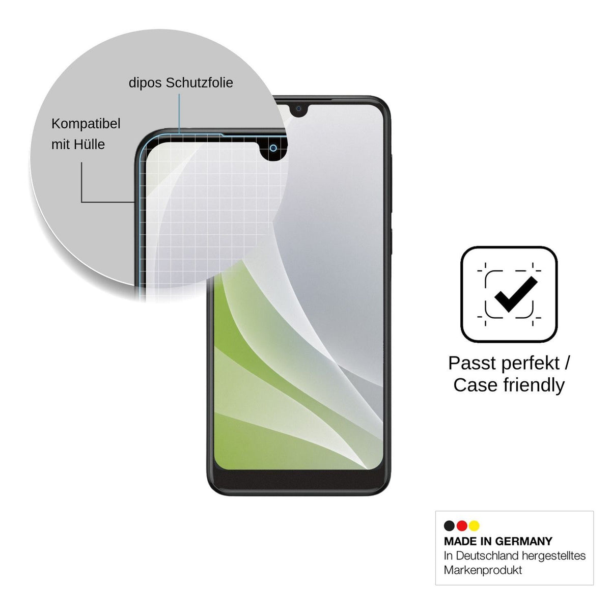 4x Screen Protector for Qilive Smartphone Q3 Protection Anti Glare dipos