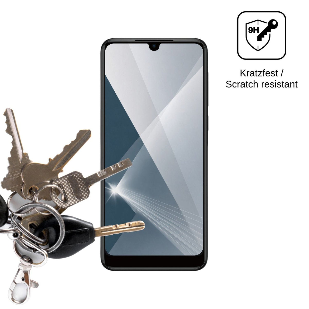 2x Screen Protector for Qilive Smartphone Q3 Flexible Glass 9H dipos