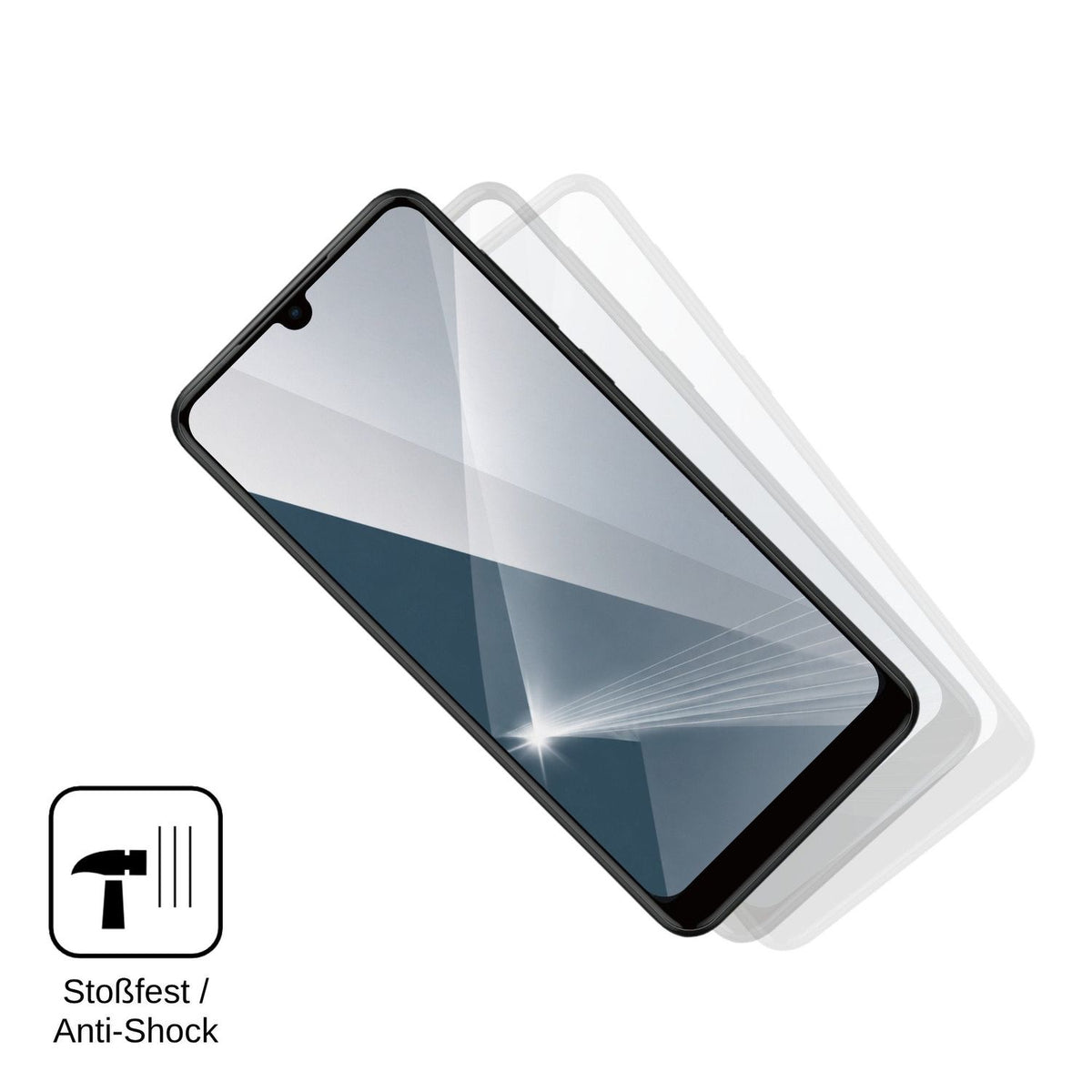2x Screen Protector for Qilive Smartphone Q3 Flexible Glass 9H dipos