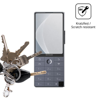 dipos Displayschutz für Qin F25, mattierte Oberfläche, robuste Festigkeit und perfekte Passform