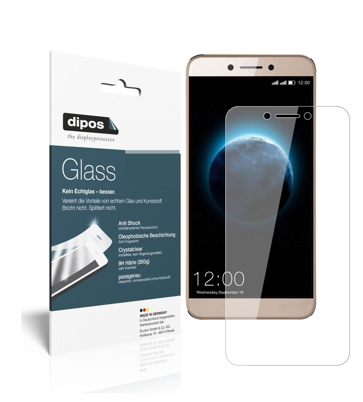 1x 9H Screen Protector for Leagoo T8s Tempered Glass