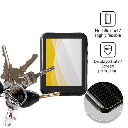 dipos Displayschutz für QNGEE S7, transparente Oberfläche, geringe Dicke und perfekte Passform