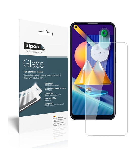9H Clear Screen Protector for Samsung Galaxy M11 – Shatterproof, Crystal Clear | dipos