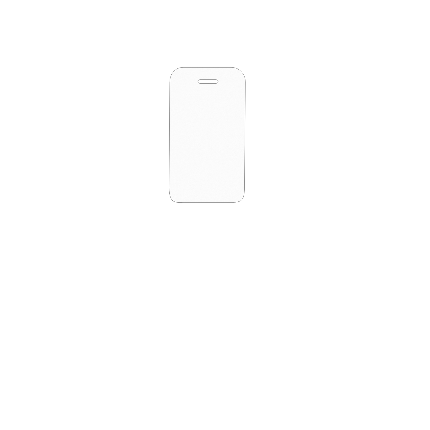 dipos Displayschutz für Qubo 4G Klapphandy, mattierte Oberfläche, geringe Dicke und perfekte Passform