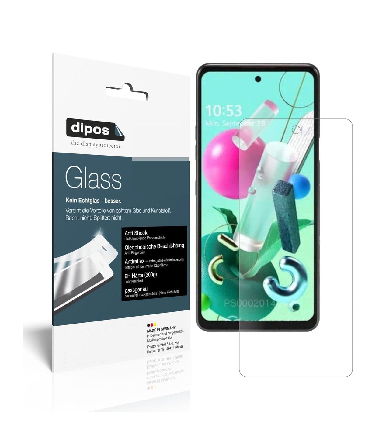 9H Matte Screen Protector for LG Q92 – Anti-Glare, Shatterproof | dipos